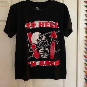 DOA To Hell and Back band shirt.